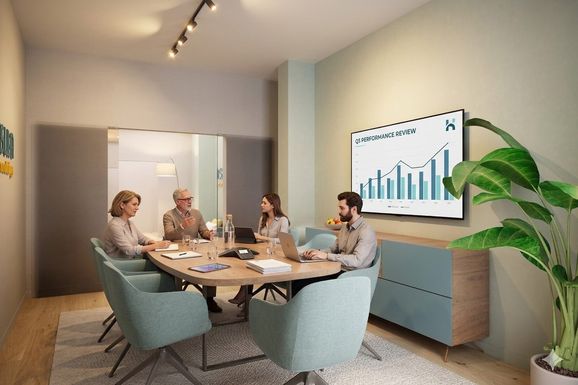 Sala riunioni coworking Insula